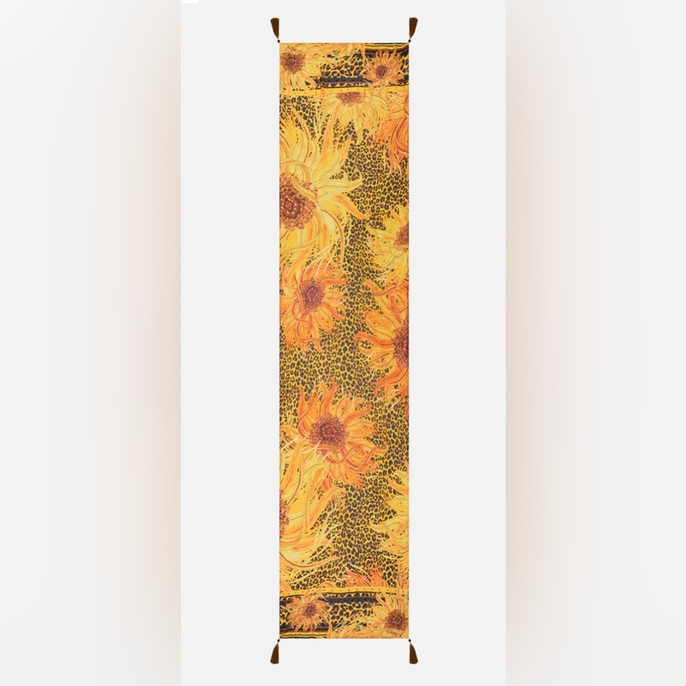 CAMILLA *Make Me Your Masterpiece* yellow floral animal print scarf shawl top - Picture 2 of 4